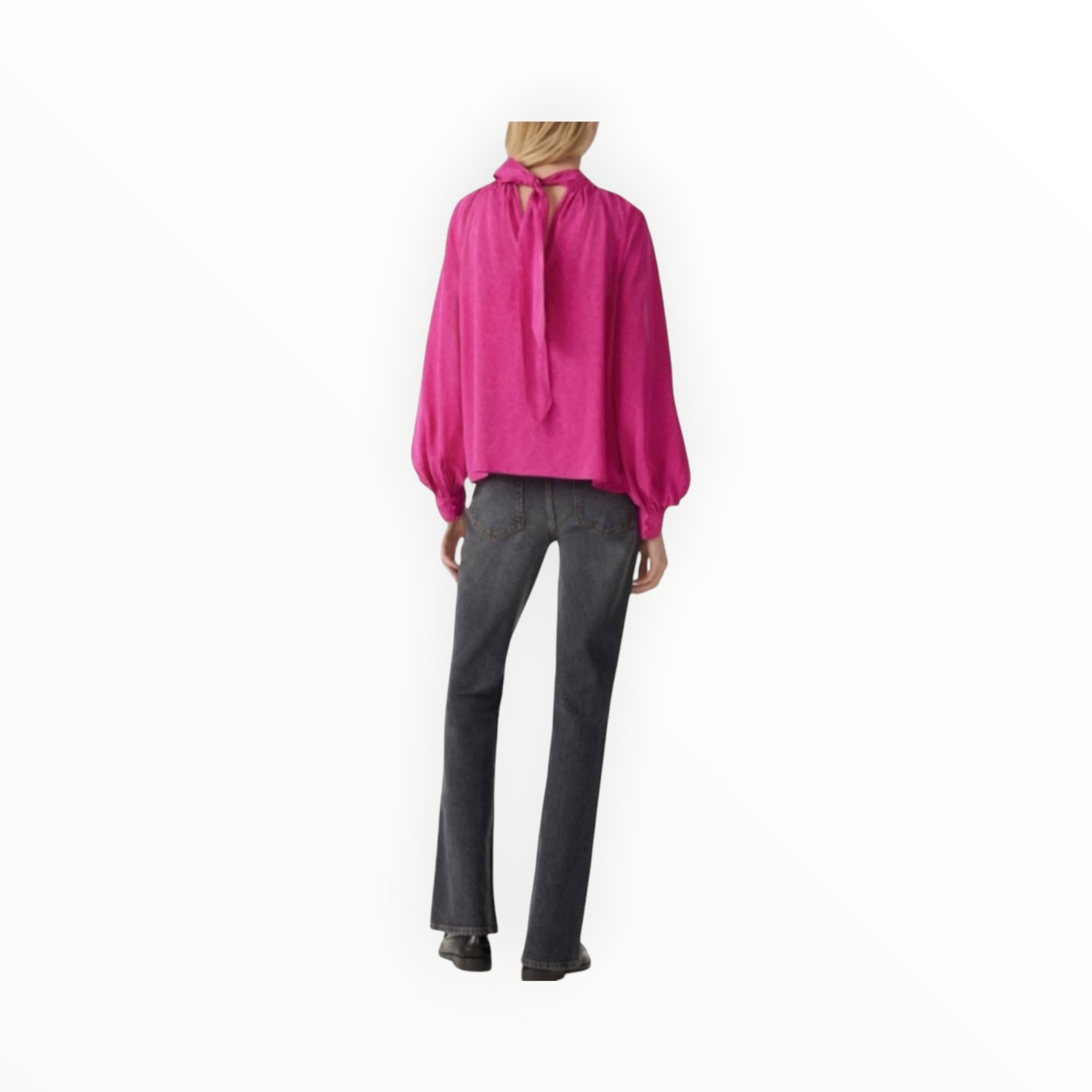 ba&sh Stefy Flowing Blouse - Fuchsia