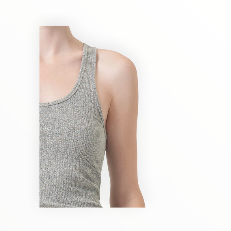 AGOLDE Bianca Tank Top - Celery