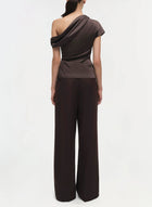 SIMKHAI Phoebe Top - Chocolate