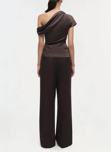 SIMKHAI Phoebe Top - Chocolate