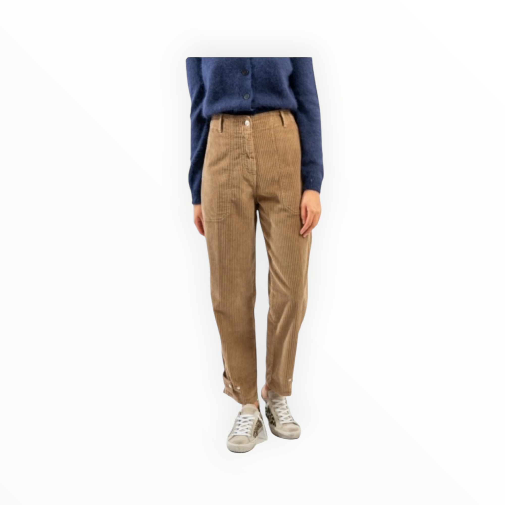 nine:inthe:morning Giunone Fatigue Cord Pant - Sigaro Old