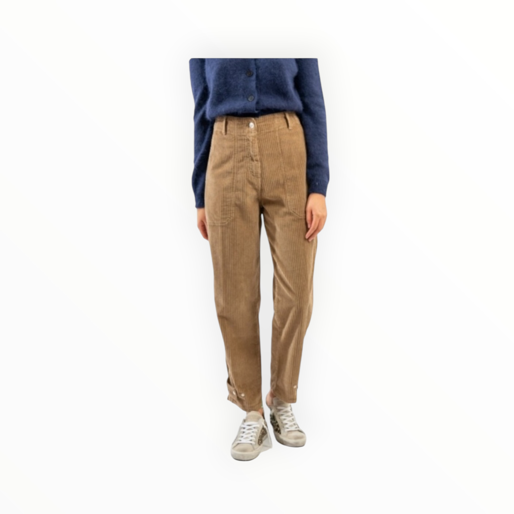 nine:inthe:morning Giunone Fatigue Cord Pant - Sigaro Old