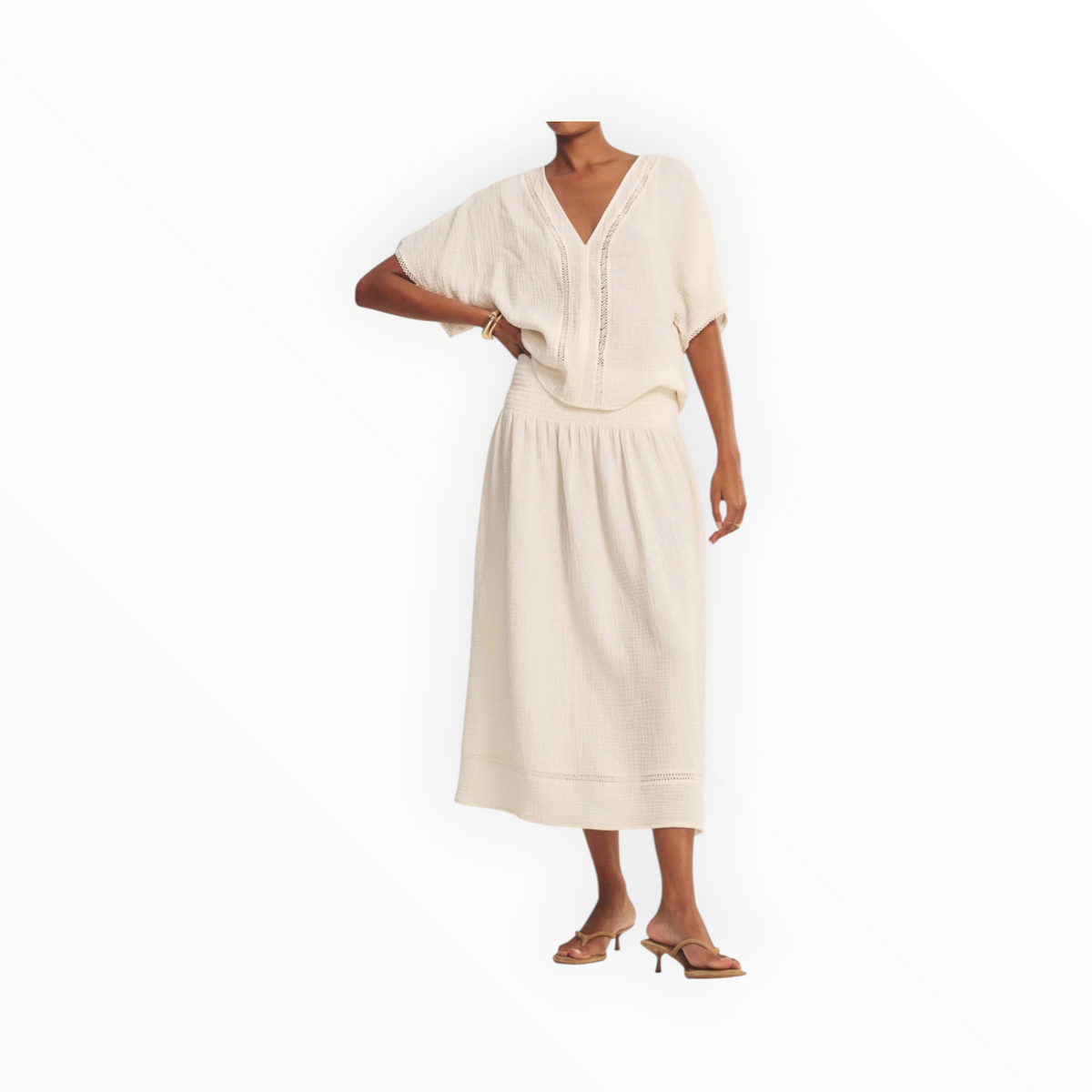 Velvet by Graham & Spencer Mazie Skirt - Coconut