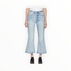 Frame Blue Rigid Re-Release Le Crop Flare Jeans