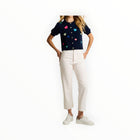 Lisa Todd Lisa Todd Royal Flush Heart Sweater - Navy