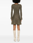 STAUD Staud Raquel Dress - Metallic Gold