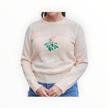 En Saison Mistletoe Holiday Sweater - Cream