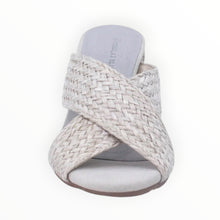 Chocolate Blu Clara Sandal - Light Grey Raffia