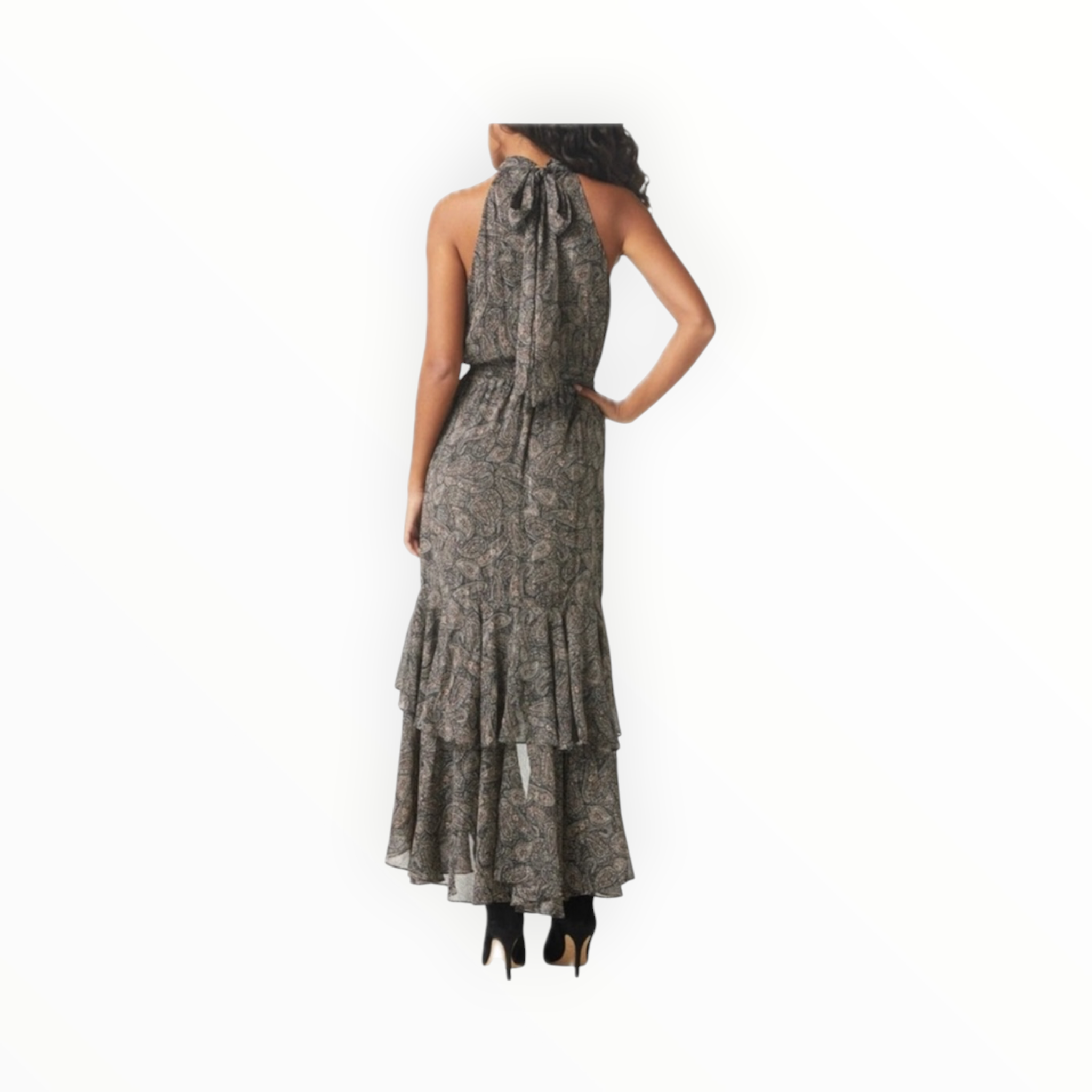 MISA Los Angeles Aneva Dress - Paisley Shimmer