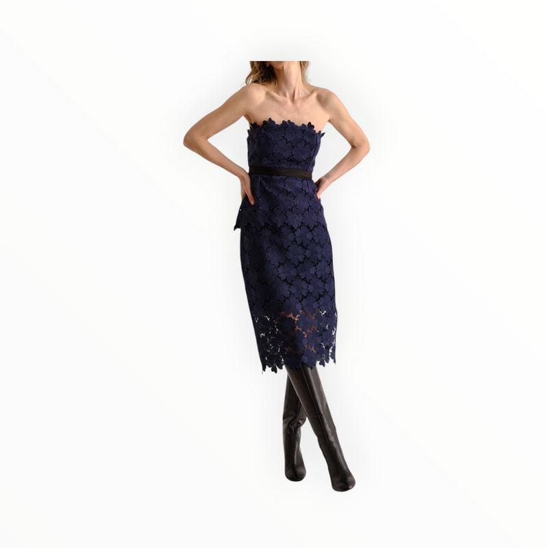 Cartolina Mulberry Skirt - Midnight Blue
