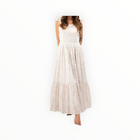 Worthy Threads Ruffle Sleeve Dress - Light Zebra
