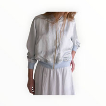 The Avant Satin Bomber - Light Blue