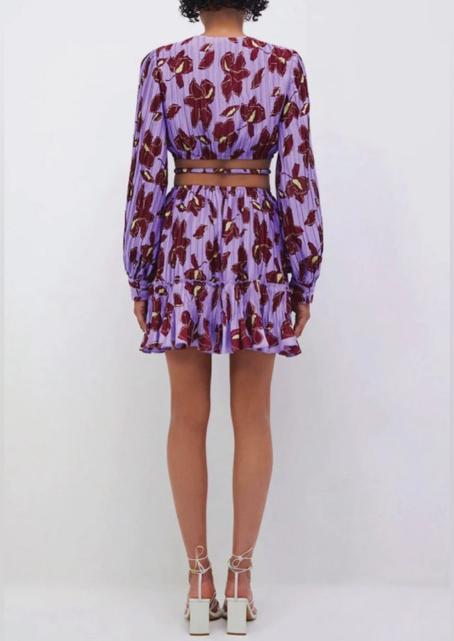 Jonathan Simkhai Londyn Dress - Lavender Print