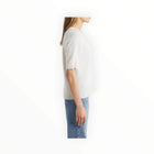 Margaret O'Leary Brushed Cashmere Tee - Chalk