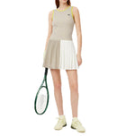 Lacoste Ultra Dry Tennis Dress - Hammam/White/Firefly