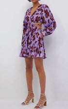Jonathan Simkhai Londyn Dress - Lavender Print