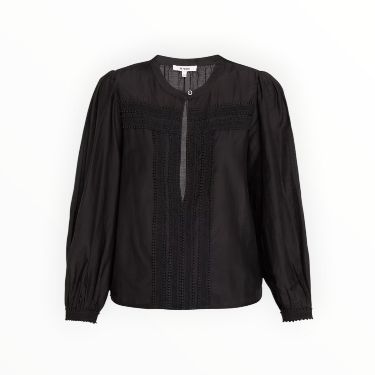 Re/Done Tate Blouse - Black