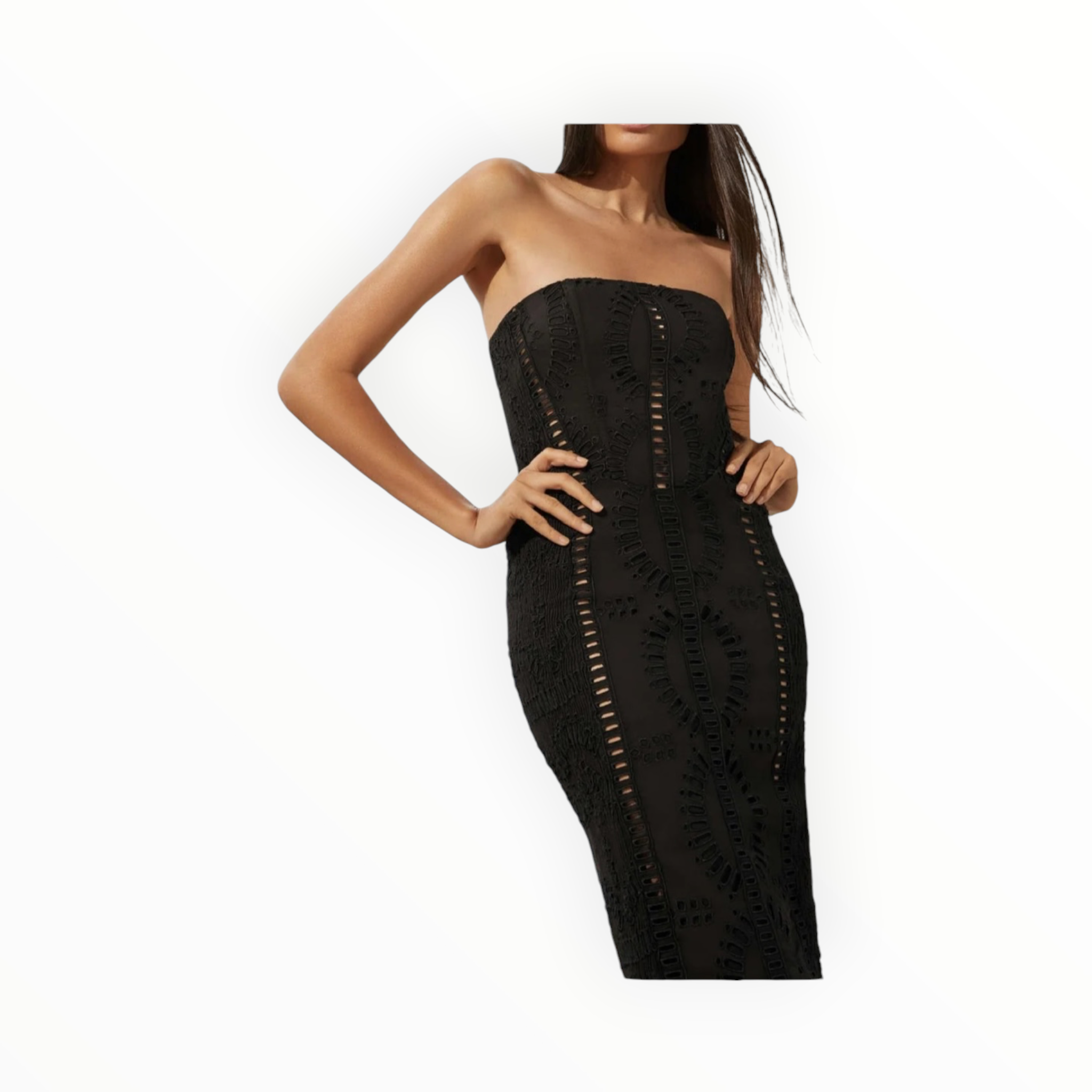 Charo Ruiz Ynisa Dress - Black Samoa