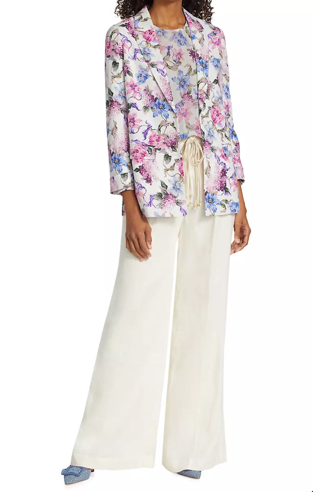 Cami NYC Owen Floral Linen-Cotton Blazer