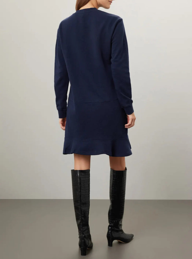 Derek Lam 10 Crosby Camden Sweater Dress - Navy