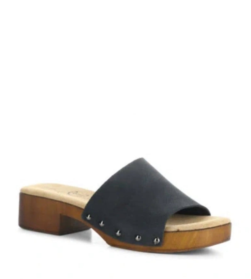 Bos & Co Marley Platform Slide - Black