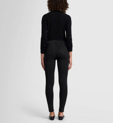 7 For All Mankind Slim Illusion Luxe High Waist Skinny - Black