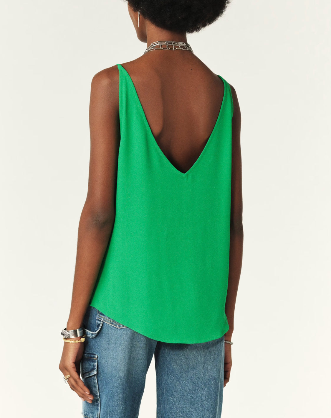 ba&sh Figue Strappy Top - Green