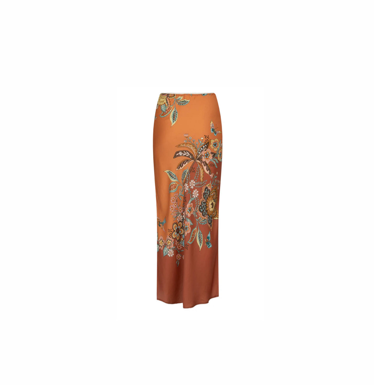 SPELL Mojave Lily Bias Skirt - Amber