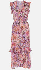 MISA Los Angeles Kidada Dress - Sunset Blooms