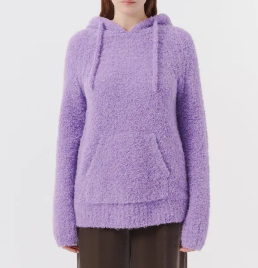 ATM Wool Alpaca-Blend Hoodie - French Violet