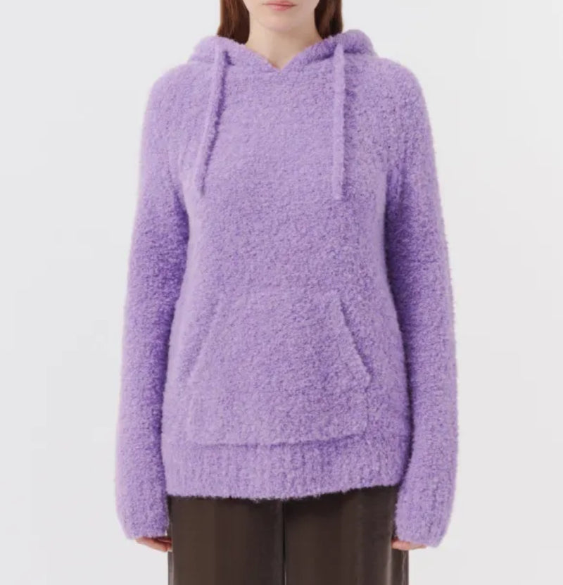 ATM Wool Alpaca-Blend Hoodie - French Violet