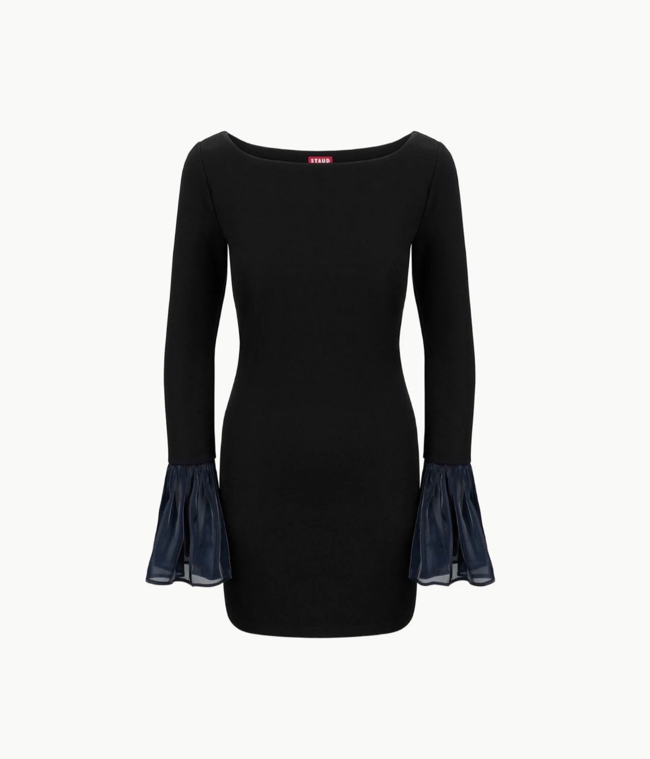 STAUD Hawthorne Dress - Black/Navy