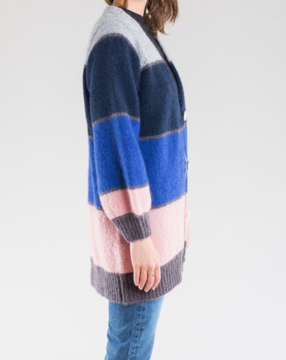 Just Female Silje Striped Cardigan