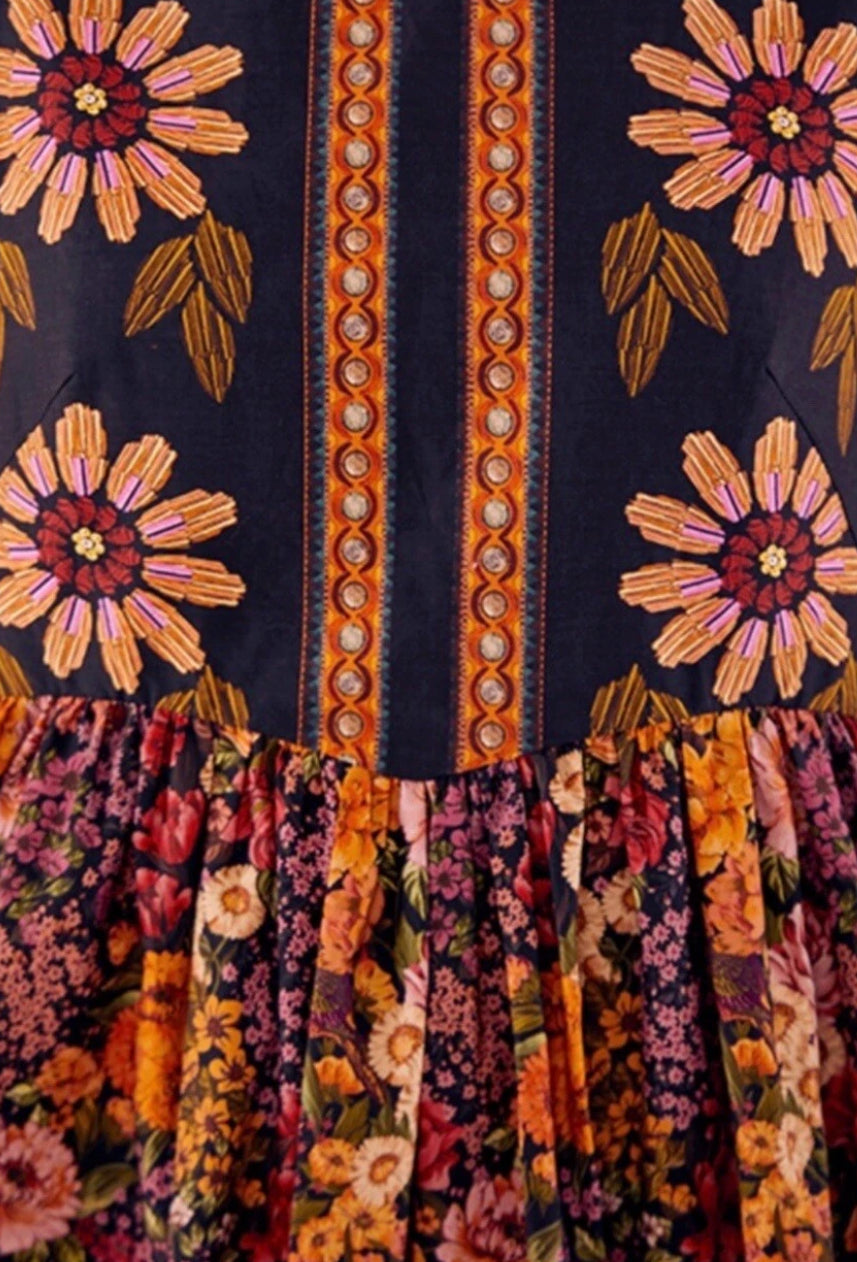 FARM Rio Flowers Garden Dress