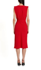 Amanda Uprichard Lamarca Midi Dress - Scarlet