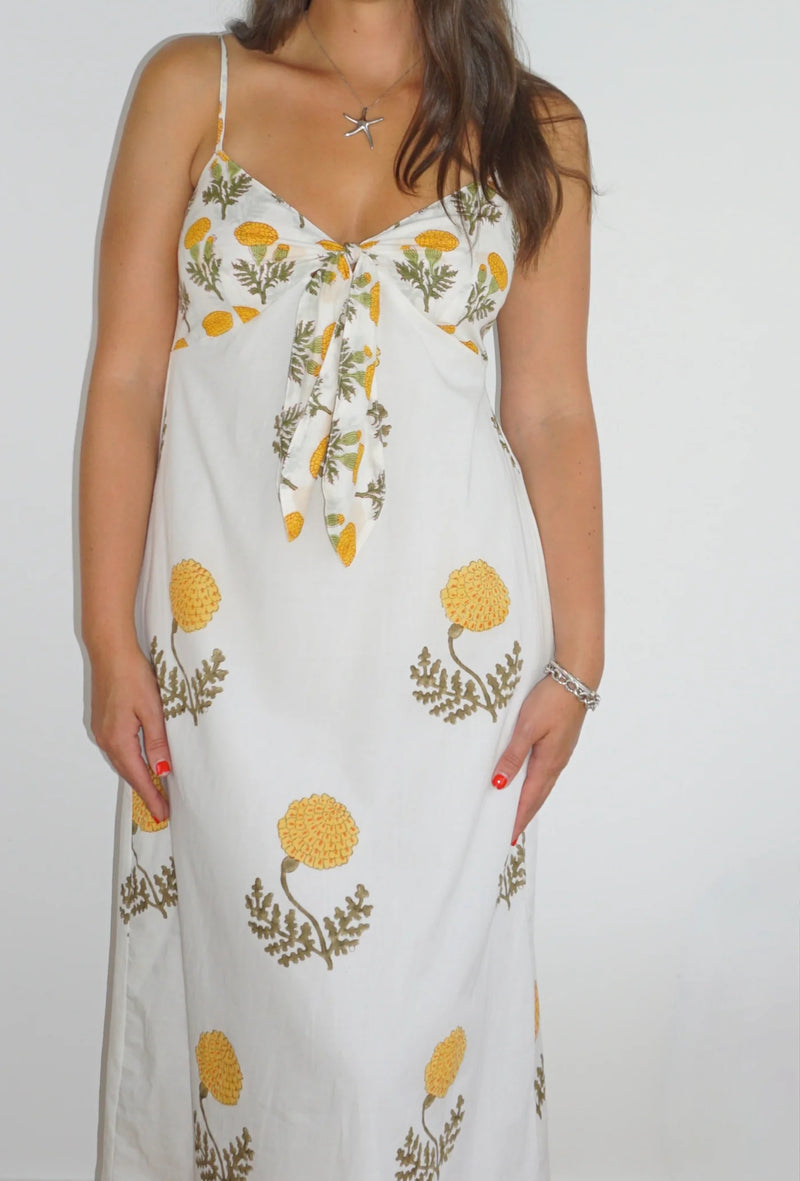 NIBI MTK Farrah Slip Dress - Marigold