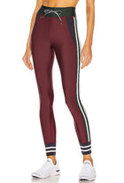 The Upside Heritage Yoga Pants - Maroon/Forest Green