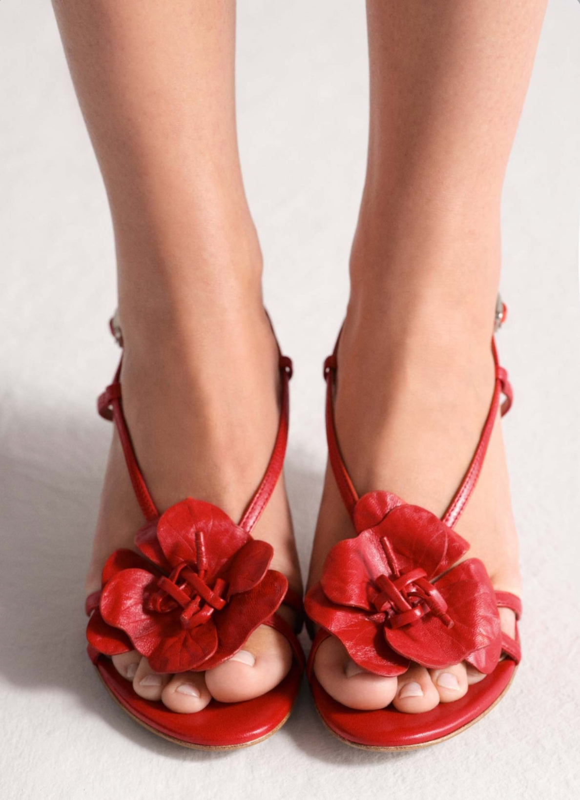 Lola Cruz Tulipa Sandals 65 - Red