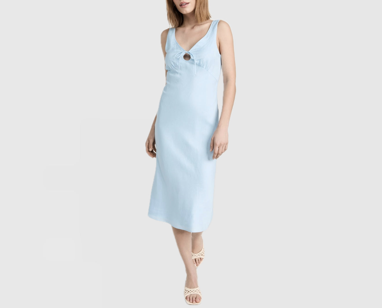 Amanda Uprichard Clarisse Dress - Powder Blue