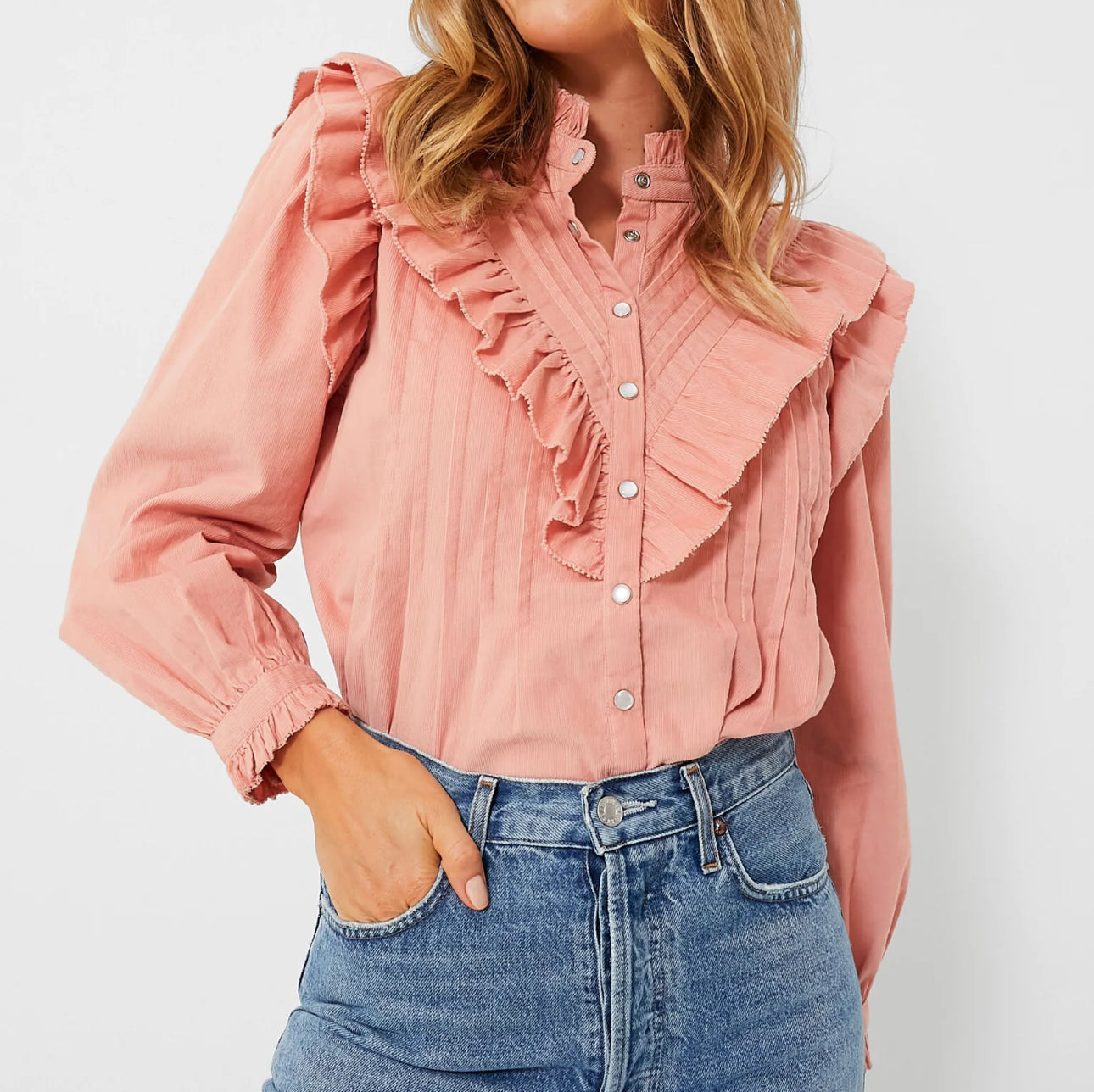 Love the Label Arlo Top - Dusty Pink