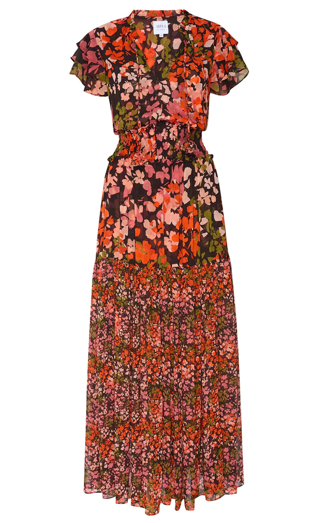 MISA Los Angeles Maribar Dress - Autumn Flora