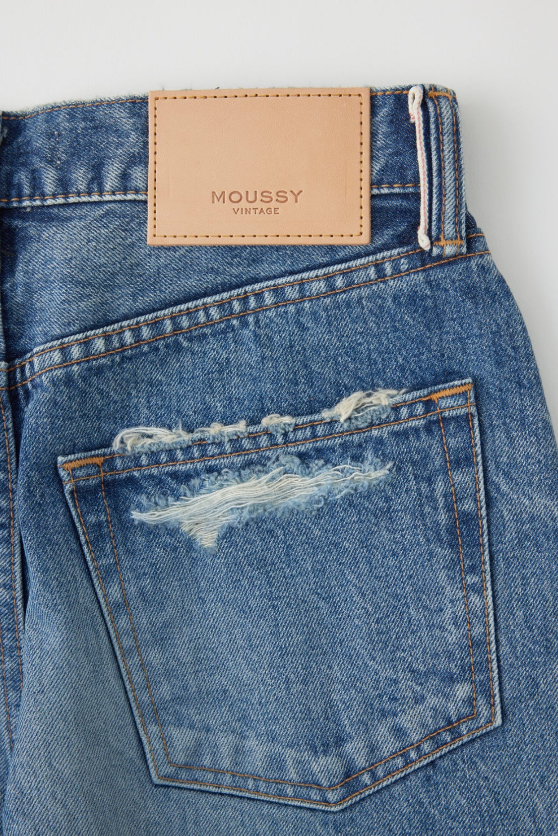 Moussy Vintage Ridgecrest Wide Straight - 110 Blue