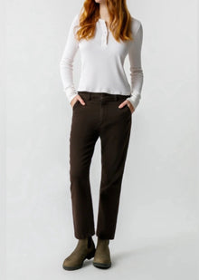 AMO Easy Trouser - Espresso