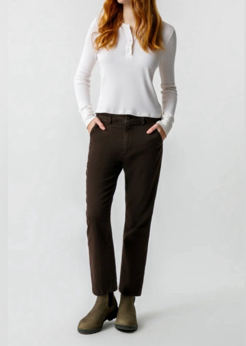 AMO Easy Trouser - Espresso