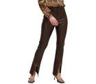 Fifteen Twenty Front Slit Pants - Brown