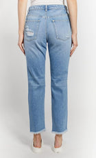 OAT New York Destroyed Boyfriend Jean - Gigi Medium Wash