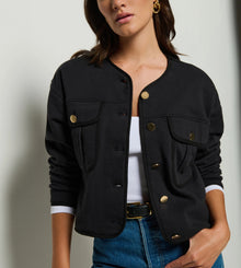 Nation Ltd Jordi Bomber - Jet Black