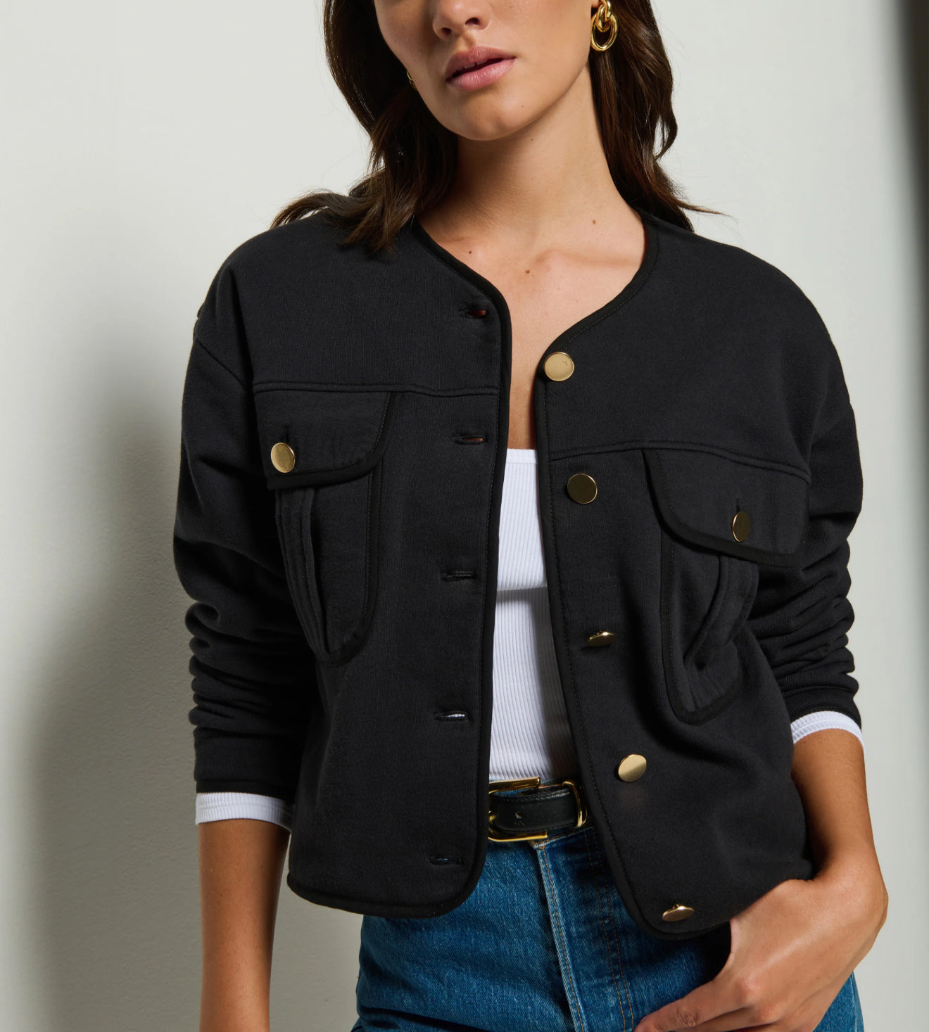 Nation Ltd Jordi Bomber - Jet Black