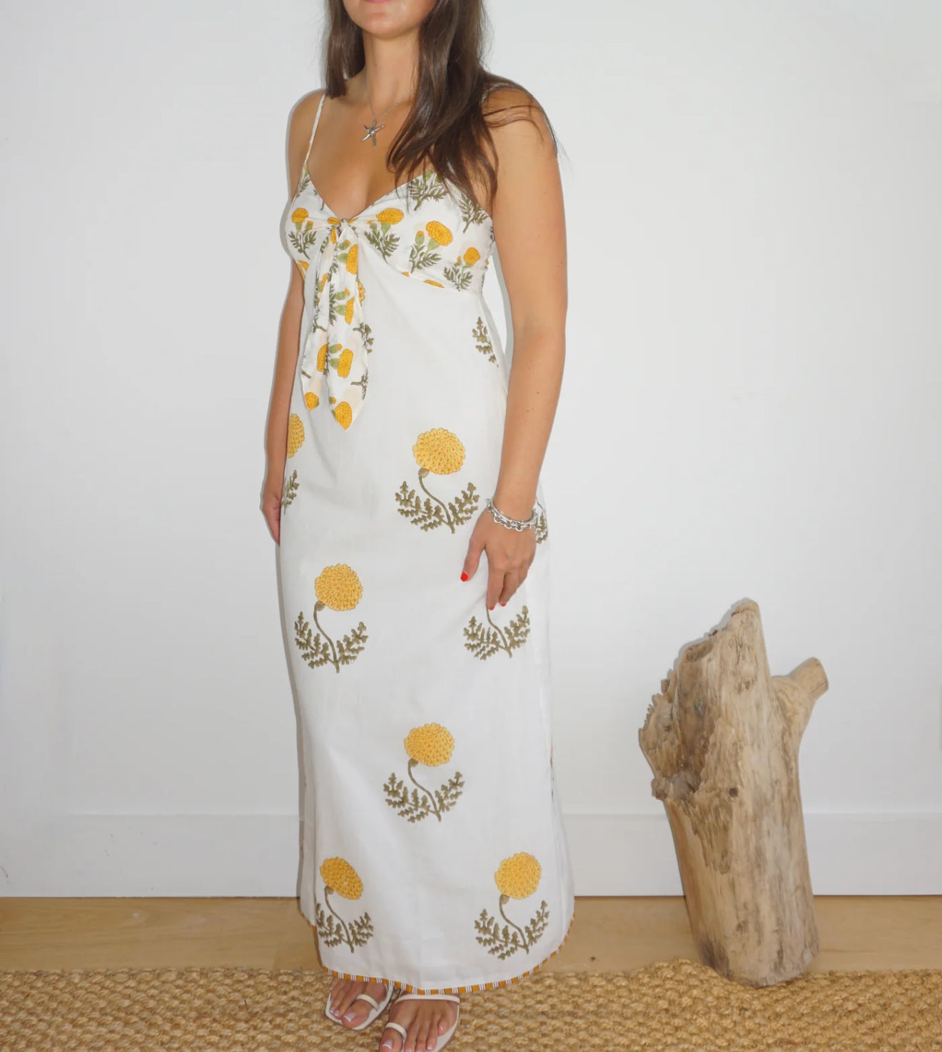 NIBI MTK Farrah Slip Dress - Marigold