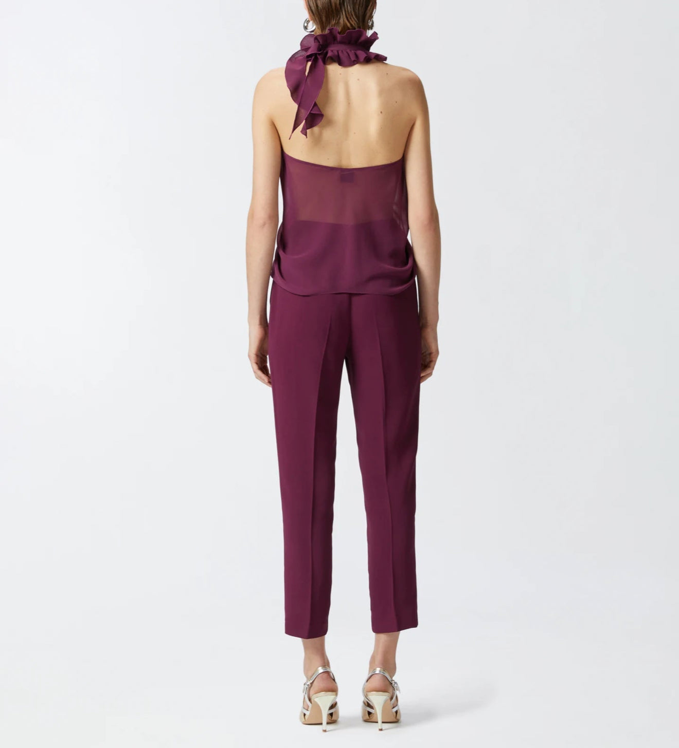 PINKO Georgette Blouse - Grape Vine